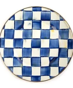 MacKenzie-Childs Royal Check Dinner Plate