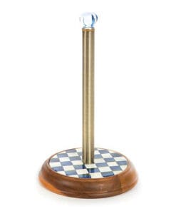 MacKenzie-Childs Royal Check Paper Towel Holder