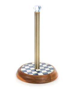 MacKenzie-Childs Royal Check Paper Towel Holder