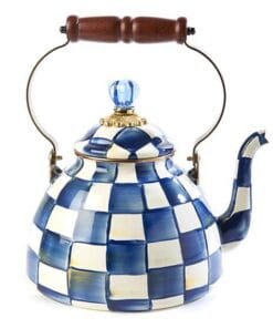 MacKenzie-Childs Royal Check Tea Kettle - 3 Quart