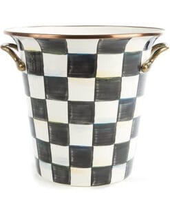 MacKenzie Childs Courtly Check Enamel Wine Cooler