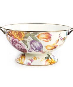 MacKenzie-Childs Flower Market Everything Bowl - White