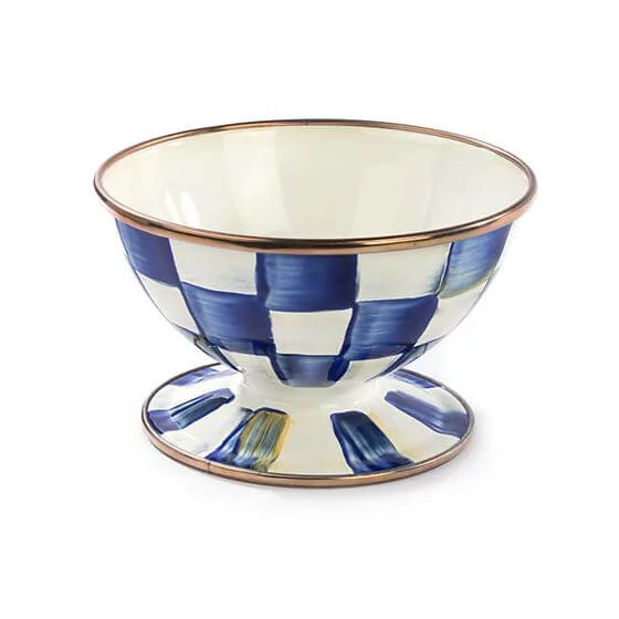 MacKenzie-Childs Royal Check Ice Cream Dish