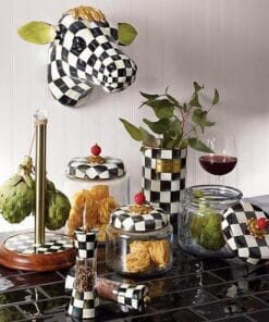 MacKenzie-Childs Courtly Check Kitchen Canister - Small, view 4