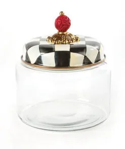MacKenzie-Childs Courtly Check Kitchen Canister - Small