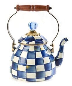 MacKenzie-Childs Royal Check Tea Kettle - 2 Quart