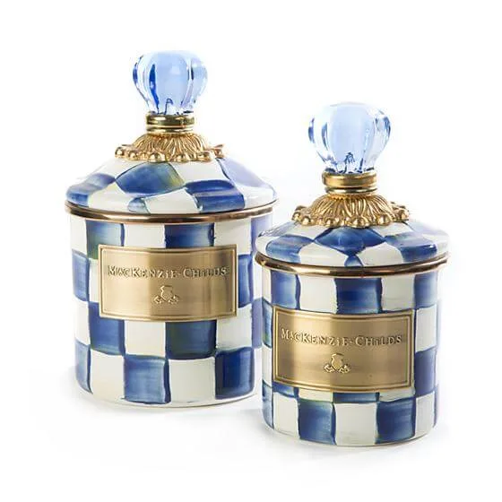 MacKenzie-Childs Royal Check Canister - Mini - Image 2