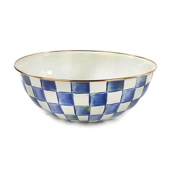 MacKenzie-Childs Royal Check Everyday Bowl - Extra Large