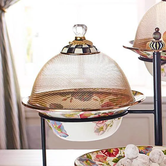 MacKenzie-Childs Courtly Check Mesh Dome - Small, view 4