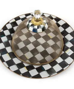 MacKenzie-Childs Courtly Check Mesh Dome - Small, view 2
