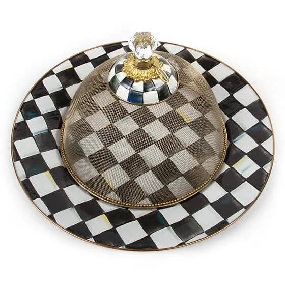 MacKenzie-Childs Courtly Check Mesh Dome - Small, view 2