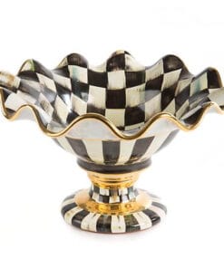 MacKenzie-Childs Courtly Check Compote
