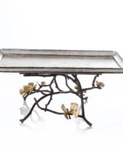 Michael Aram Butterfly Ginkgo Large Footed Centerpiece Tray