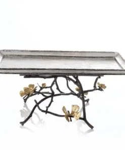 Michael Aram Butterfly Ginkgo Large Footed Centerpiece Tray