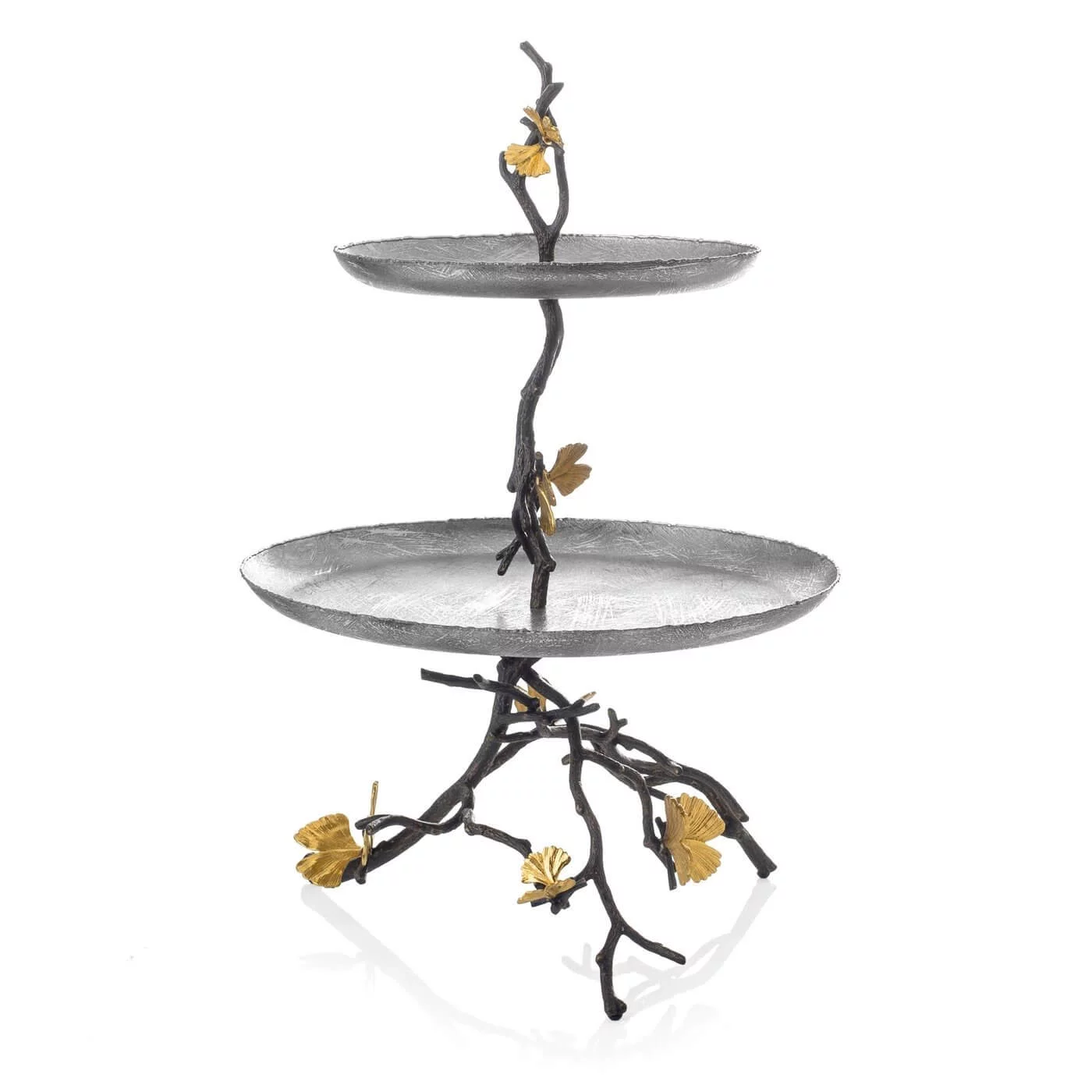 Michael Aram Butterfly Ginkgo 2 Tier Etagere