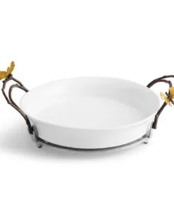 Michael Aram Butterfly Ginkgo Pie Dish