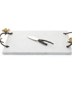 Michael Aram Butterfly Ginkgo Cheese Board w/ Knife