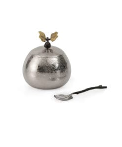Michael Aram Butterfly Ginkgo  Pot w/ Spoon