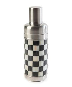 MacKenzie-Childs 3260 Cocktail Shaker - Courtly Check