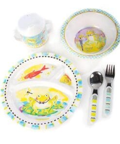 MacKenzie-Childs Toddler’s Dinnerware Set - Frog
