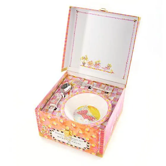 MacKenzie-Childs Toddler’s Dinnerware Set - Bunny, view 2