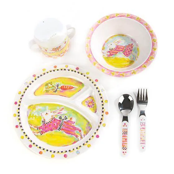 MacKenzie-Childs Toddler’s Dinnerware Set - Bunny