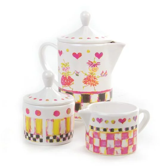 MacKenzie-Childs Tea Party Tea Set - Image 8