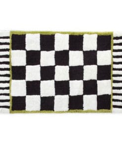 MacKenzie-Childs Courtly Check Bath Rug - Standard