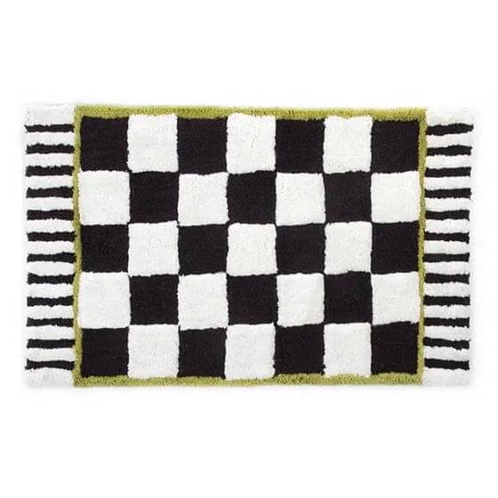 MacKenzie-Childs Courtly Check Bath Rug - Standard