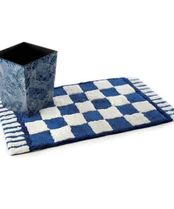 MacKenzie-Childs Royal Check Bath Rug - Large, view 2