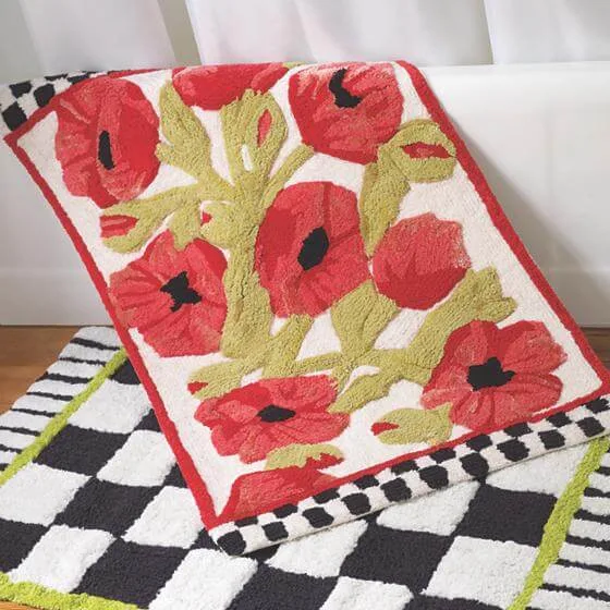 MacKenzie-Childs Courtly Check Bath Rug - Standard - Image 2