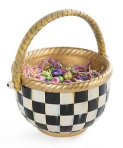 MacKenzie-Childs Courtly Check Basket - Large, view 2