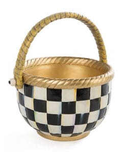 MacKenzie-Childs Courtly Check Basket - Large