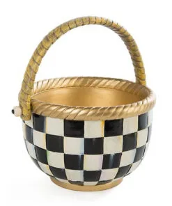 MacKenzie-Childs Courtly Check Basket - Large