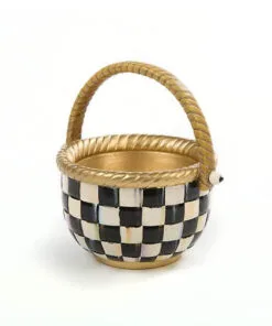 MacKenzie-Childs Courtly Check Basket - Small