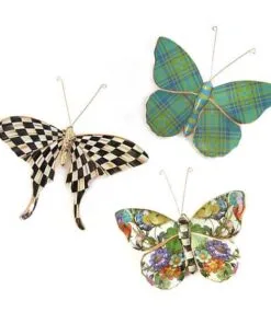 MacKenzie-Childs Butterfly Trio - Pond