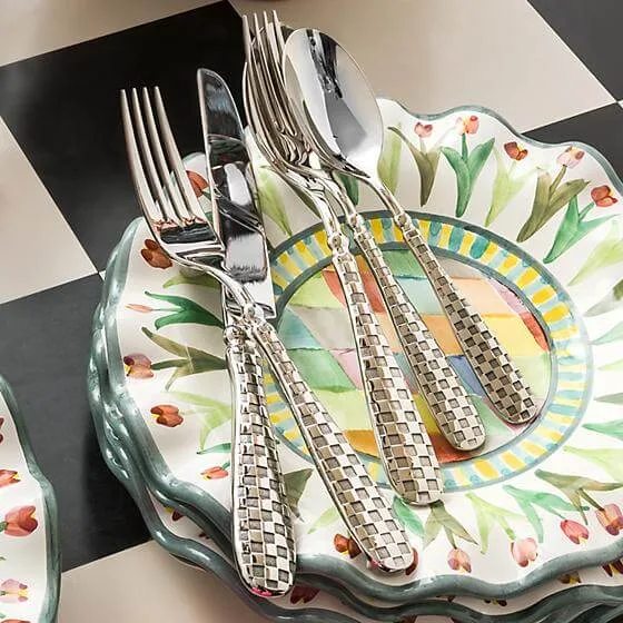 MacKenzie-Childs Check Flatware - 5-Piece Place Setting - Image 2