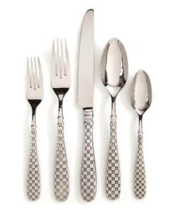 MacKenzie-Childs Check Flatware - 5-Piece Place Setting