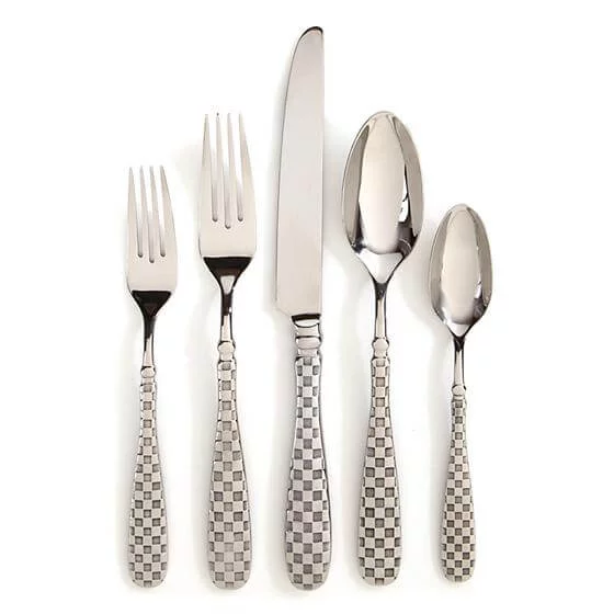 MacKenzie-Childs Check Flatware - 5-Piece Place Setting
