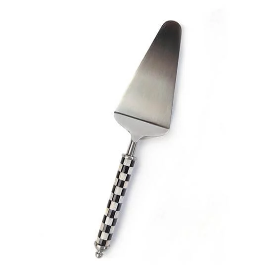 MacKenzie-Childs Supper Club Pie Server - Courtly Check