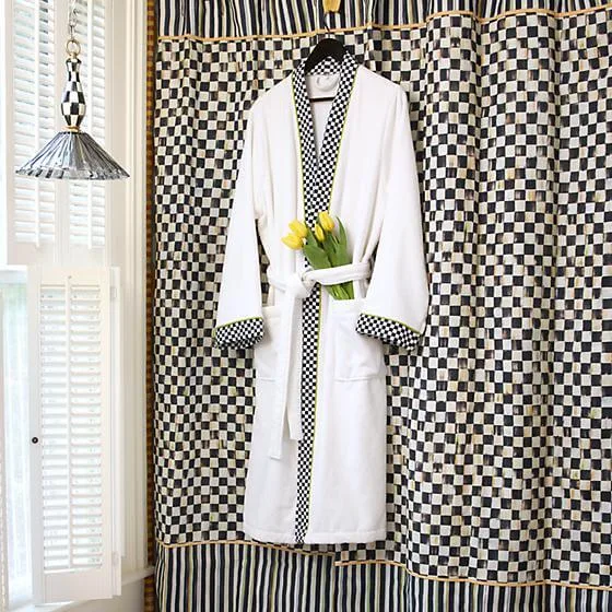 MacKenzie-Childs Courtly Check Shower Curtain - Image 7