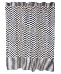 MacKenzie-Childs Courtly Check Shower Curtain