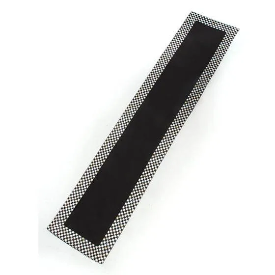 MacKenzie-Childs Courtly Check Table Runner - Black