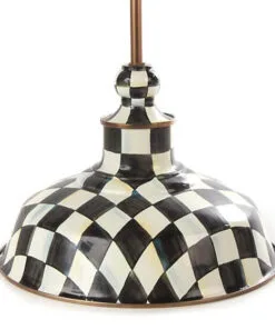 MacKenzie-Childs Courtly Check Barn Pendant Lamp - 12"