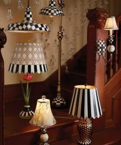 MacKenzie-Childs Courtly Check Barn Pendant Lamp - 18″, view 5