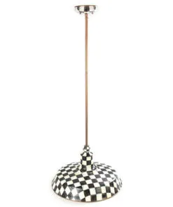 MacKenzie-Childs Courtly Check Barn Pendant Lamp - 18″, view 7
