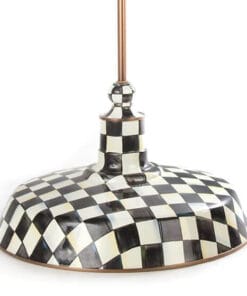 MacKenzie-Childs Courtly Check Barn Pendant Lamp - 18"