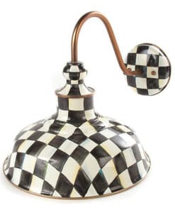 MacKenzie-Childs Courtly Check Barn Sconce - 12"