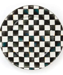 MacKenzie-Childs Courtly Check Enamel Serving Platter