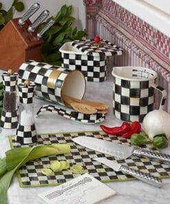 MacKenzie-Childs Courtly Check Enamel Grinder - Image 4